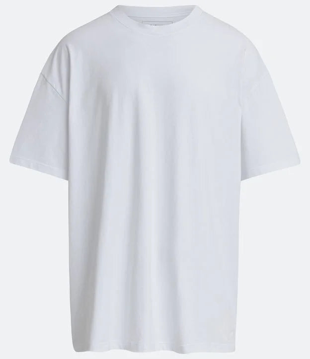 White Oversized Crew Neck T-Shirt